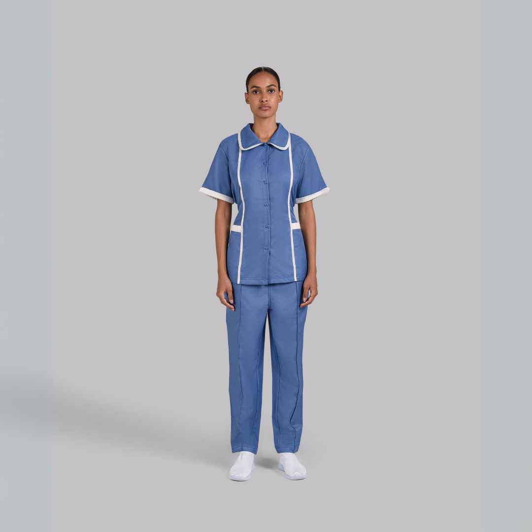 Housekeeping Uniform Set – Blue – The Uniforms Closet